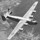 Consolidated XB-24 prototype in flight. Note the long, slender Davis wing for high-altitude flight. (US Air Force)